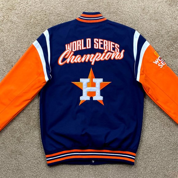 HOUSTON ASTROS 2017 WORLD SERIES CHAMP JACKET SPRINGS M L XL 2X